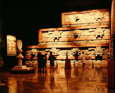 Reproduction of the Temple of Quetzalcoatl from Teotihuacan by Teotihuacan